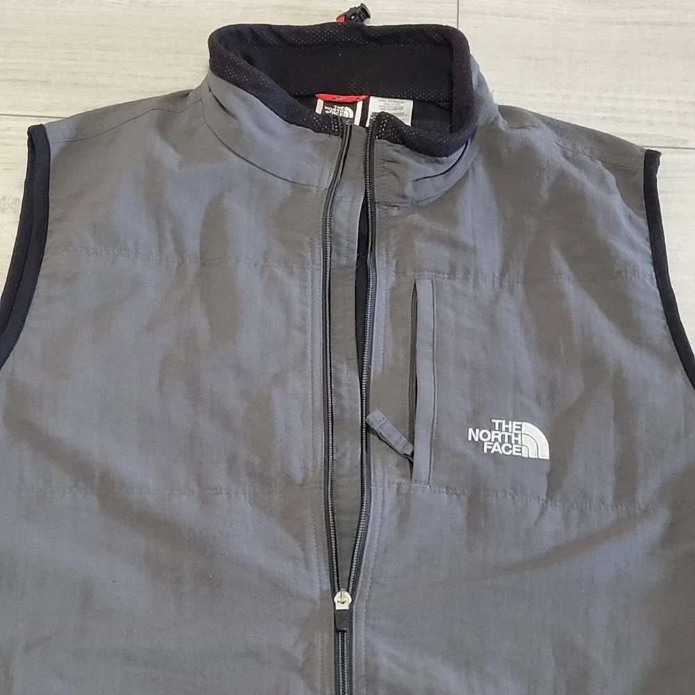 🌲Vintage The North Face Vest Mens L Grey Utility Tech Windbreaker Y2K Gorpcore